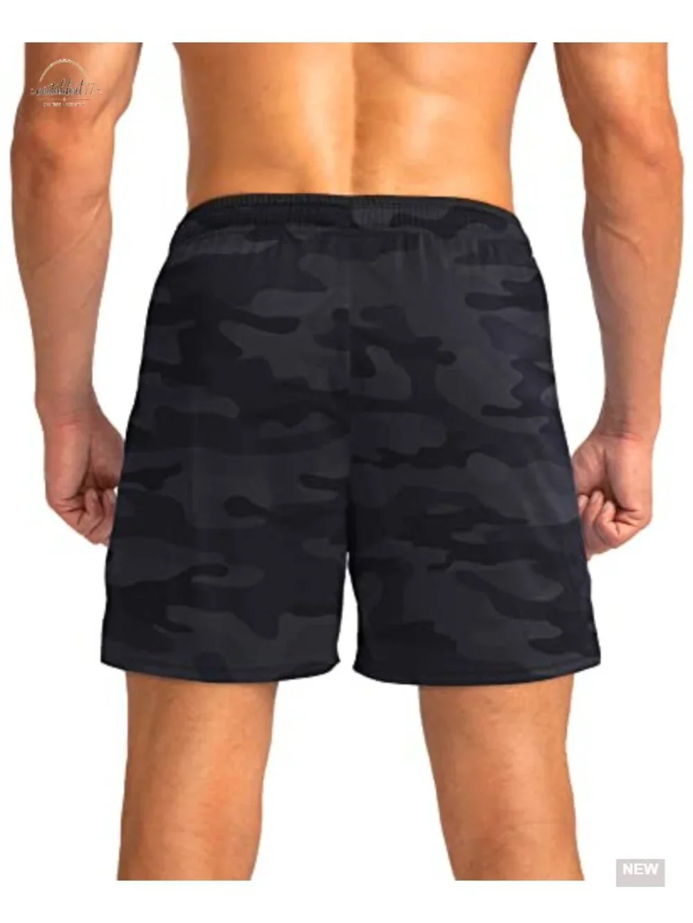 Men's Quick Dry Athletic Running Shorts with Zipper Pockets 5